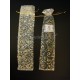 Fundas blanca y dorada para abanicos 23cm (60 piezas)