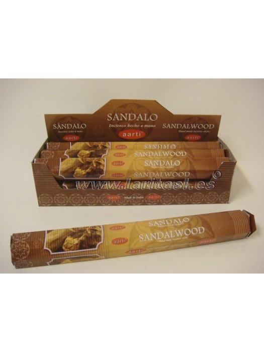 Incienso Aarti Sandalo (pack 6)