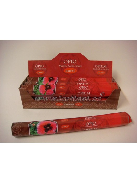 Incienso Aarti Opium (pack 6)