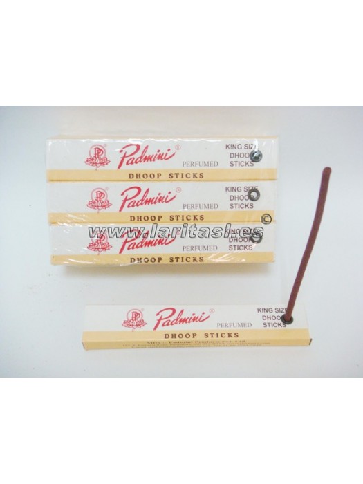 Incienso Padmini Dhoop Sticks Big (Pack 12 cajetillas x 10 sticks)
