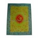 Cubrecamas Om verde y turquesa (210x240)