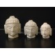 Cabeza Budha Piedra Jabon 3" (7,5cm)