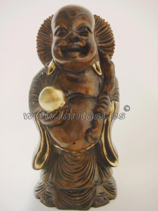 Budha de pie sonriendo 30cm