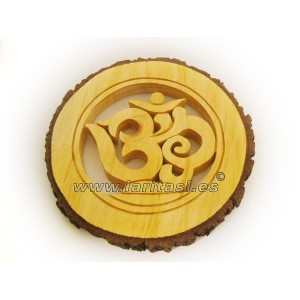 Om madera redondo 22cm