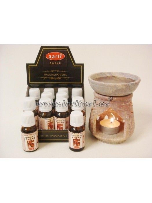 Aceite perfumado Aarti Ambar 15ml (pack 12)