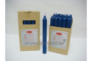 Vela Color Azul Oscuro 19cmx2cm +/- 8h