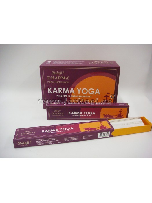 Incienso Balaji Dharma series Karma Yoga 15gr