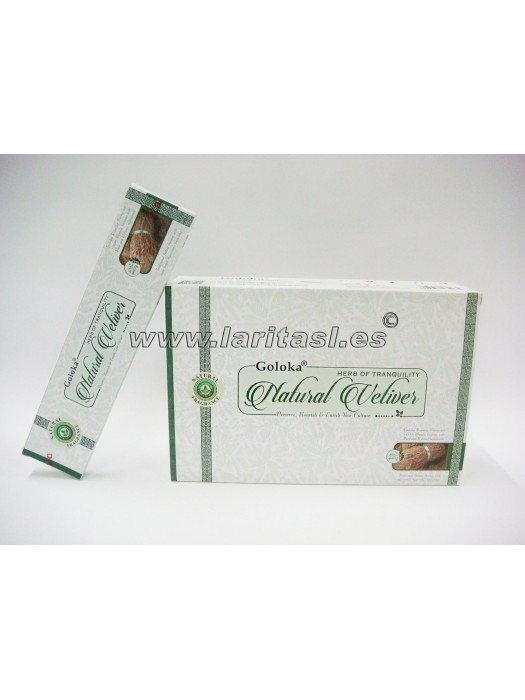 Goloka Popular Vetiver 15gr (pack 12)