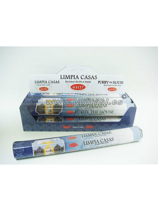 Incienso Aarti Limpiacasas (pack 6)