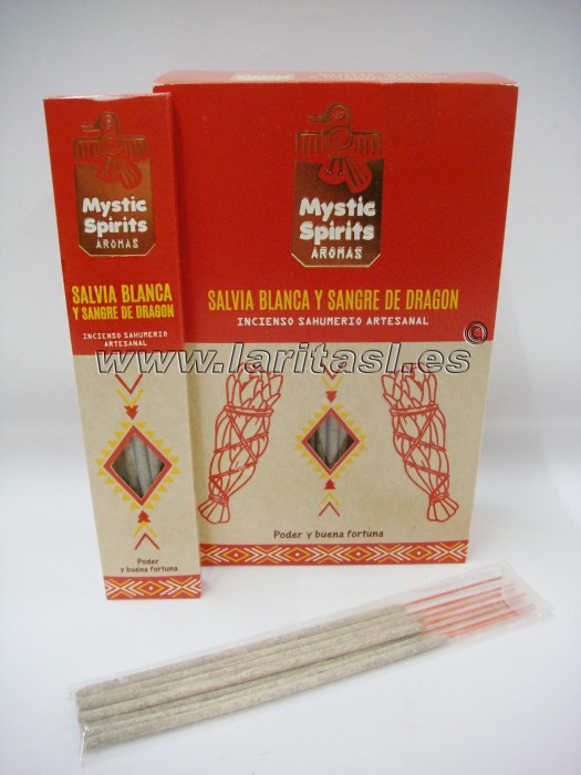 HD Mystic Spirit Salvia Blanca+ Dragons Blood 8stk (12x8stk) - rojo